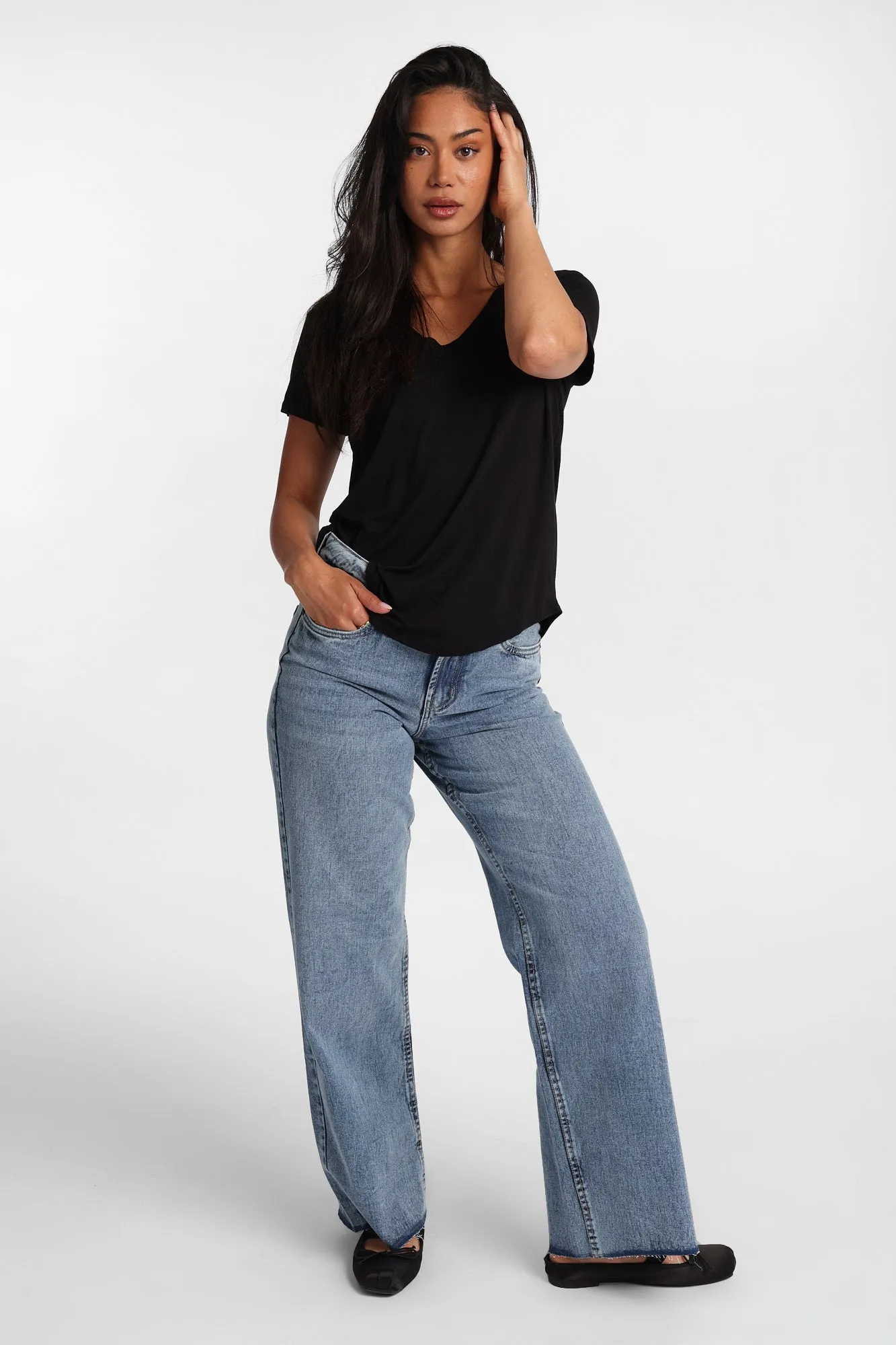 AERO High Rise Baggy Jeans sold by Bluenotes product image thumbnail 4
