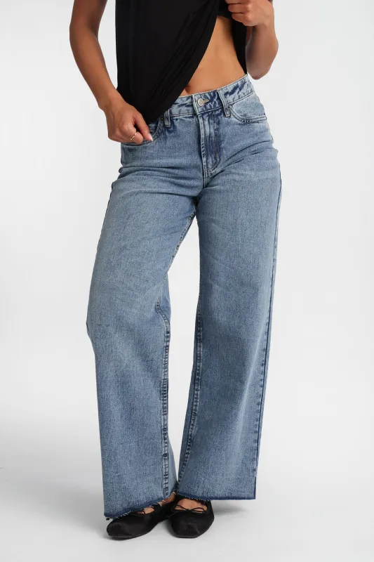 AERO High Rise Baggy Jeans made by Aeropostale