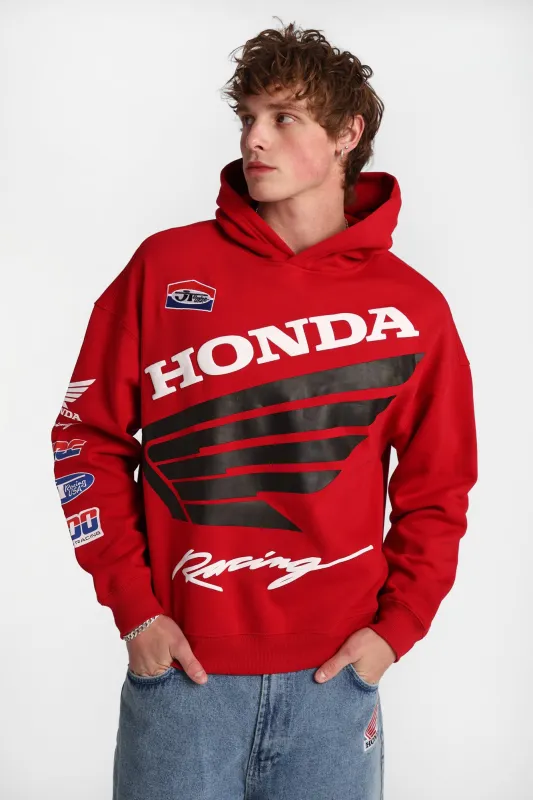Honda Racing Wing Graphic Hoodie made by Aeropostale