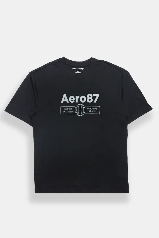 AERO 87 World Inspired Graphic Tee made by Aeropostale