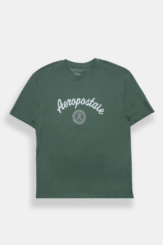 AERO Cursive Script Graphic Tee made by Aeropostale