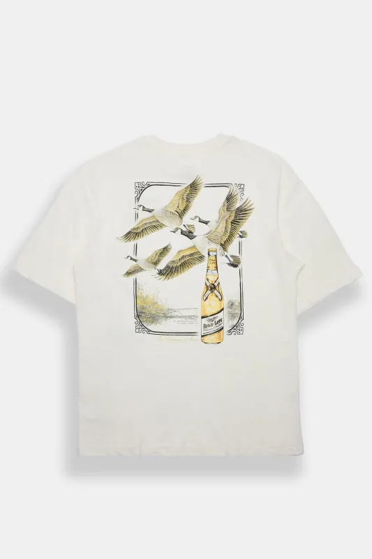 Miller Geese Graphic Oversized Tee made by Bluenotes