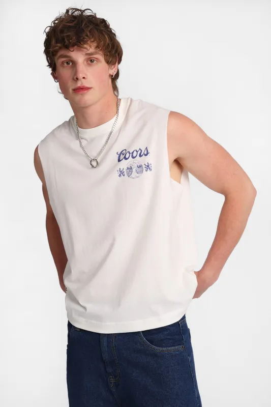 Coors Golden Colorado Graphic Oversized Tank Top made by Aeropostale