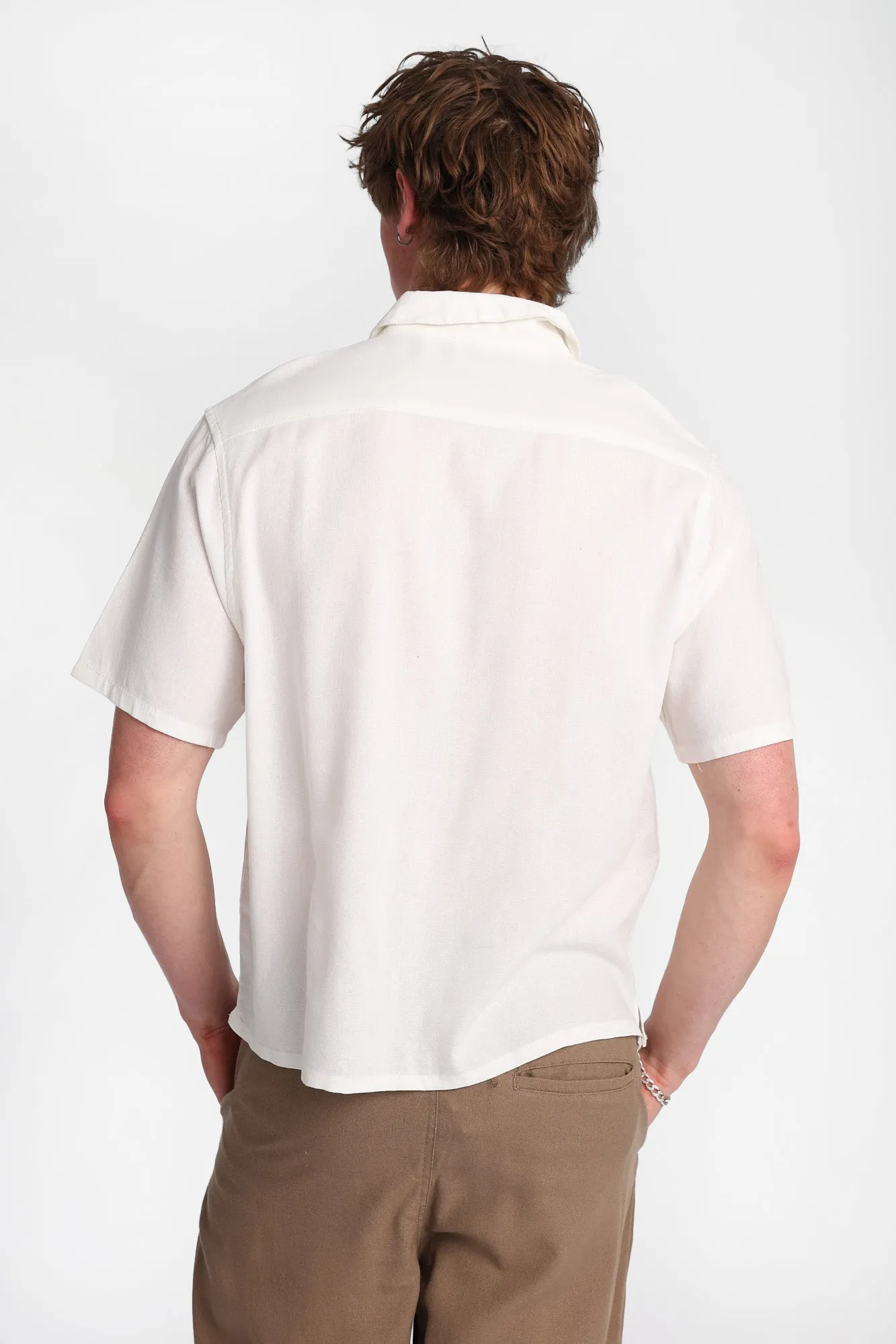 Western Embroidered Short Sleeve Button-Up Shirt sold by Bluenotes product image thumbnail 3
