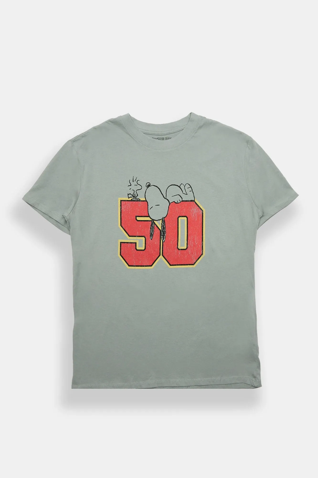 Peanuts Since 1950 Snoopy & Woodstock 96 Graphic Boyfriend Tee sold by Bluenotes product image thumbnail 2