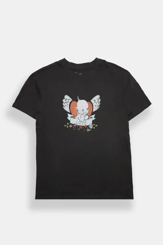 Kewpie Graphic Boyfriend Tee made by Bluenotes