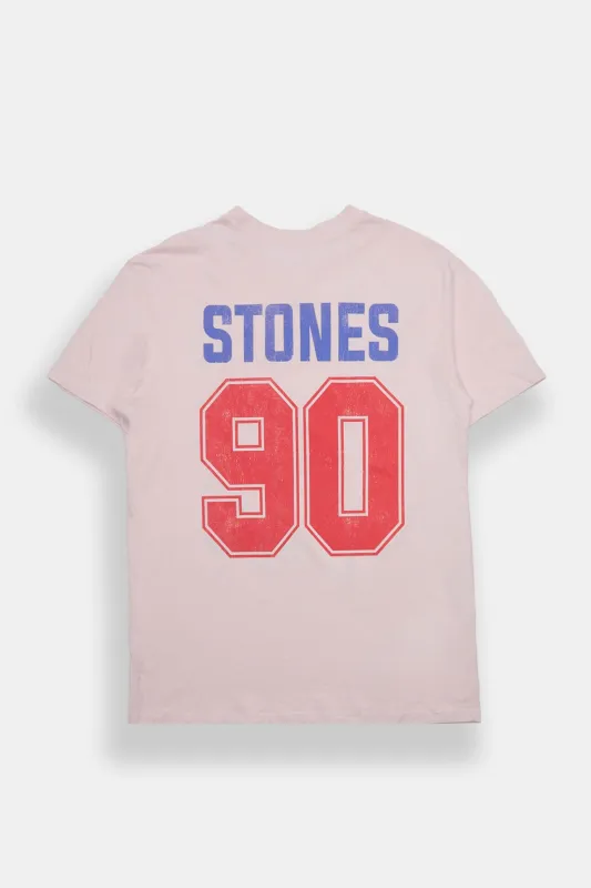 The Rolling Stones 90 Graphic Boyfriend Tee made by Bluenotes