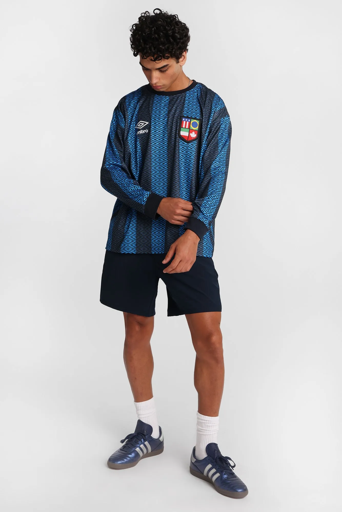 Umbro The World's Game Graphic Long Sleeve Crew Neck Jersey sold by Bluenotes product image thumbnail 4