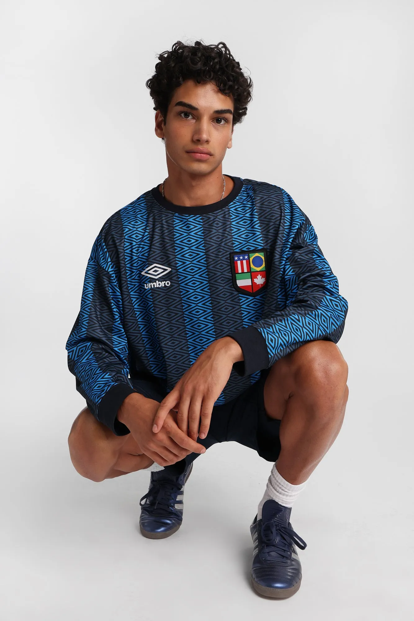 Umbro The World's Game Graphic Long Sleeve Crew Neck Jersey sold by Bluenotes product image thumbnail 5
