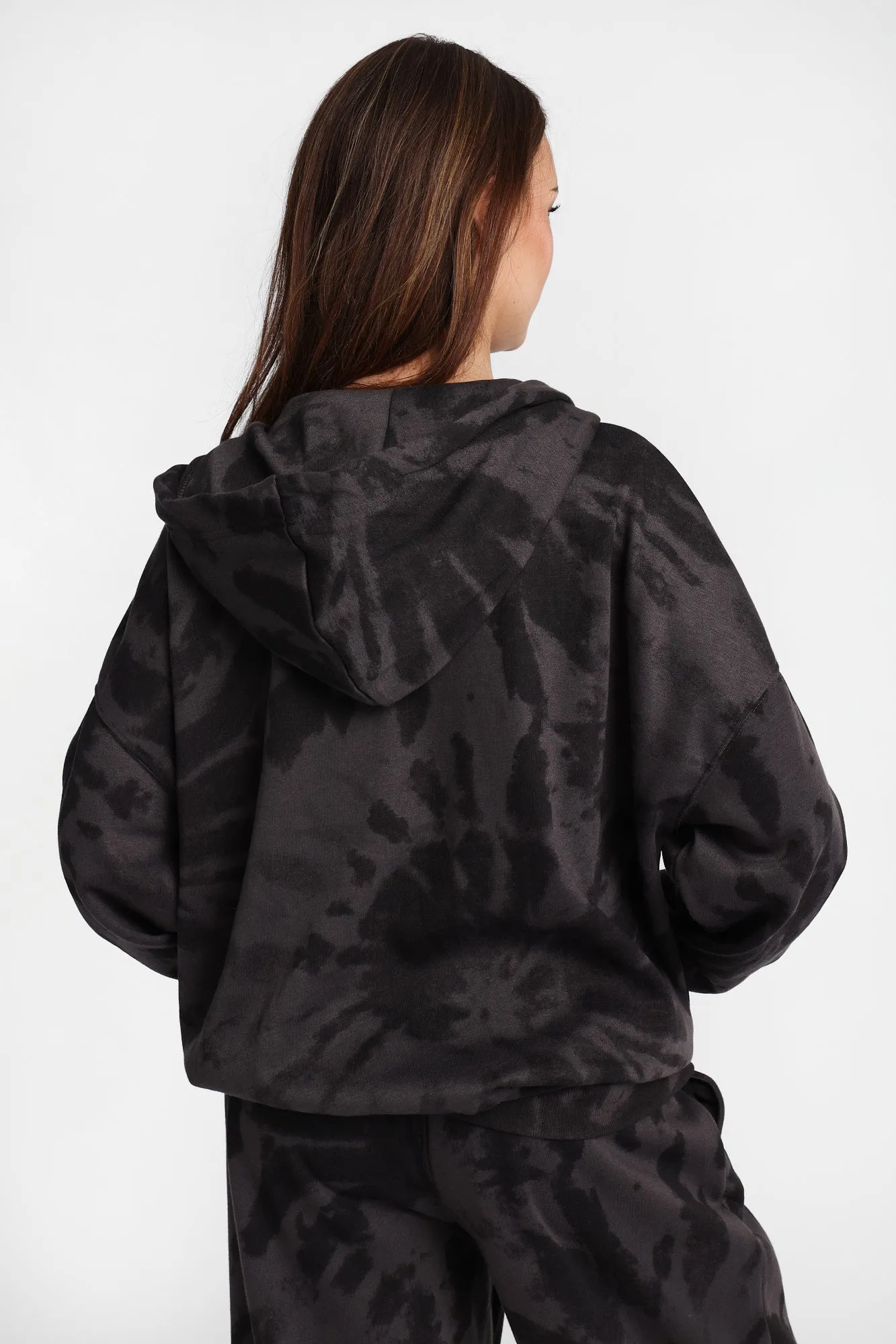 Tie-Dye Oversized Zip-Up Hoodie sold by Bluenotes product image thumbnail 3