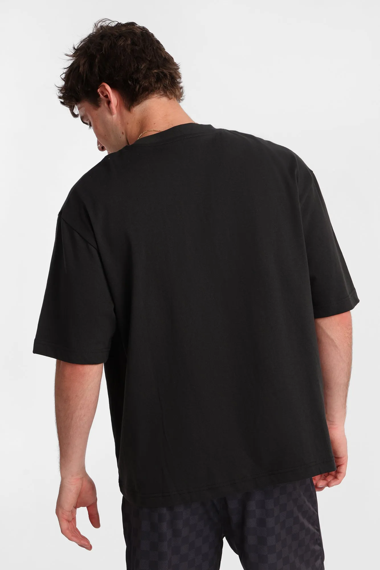 Heavy-Weight Knit Crew Neck Oversized Tee sold by Bluenotes product image thumbnail 4