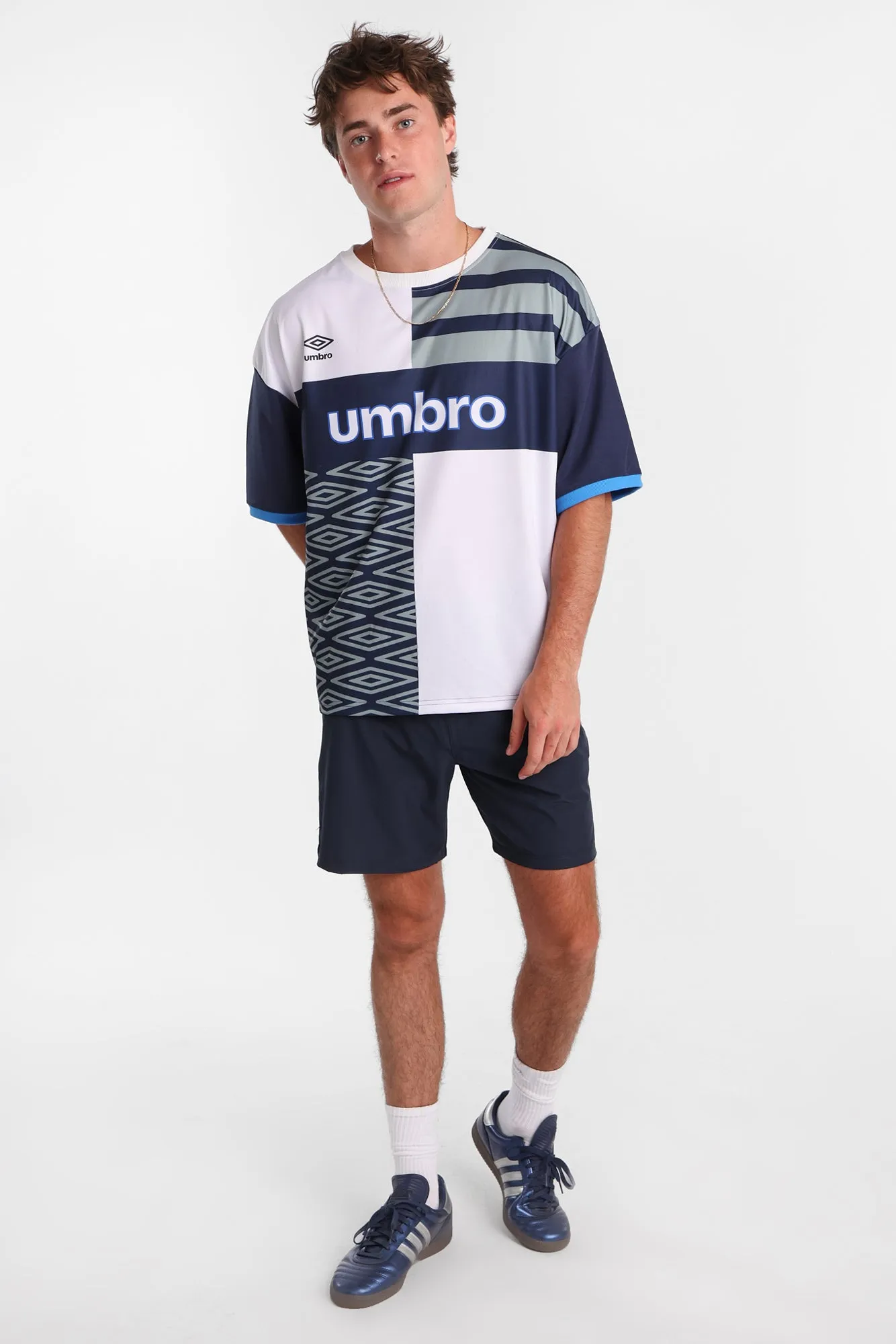 Umbro Large Logo Striped Tee sold by Bluenotes product image thumbnail 4