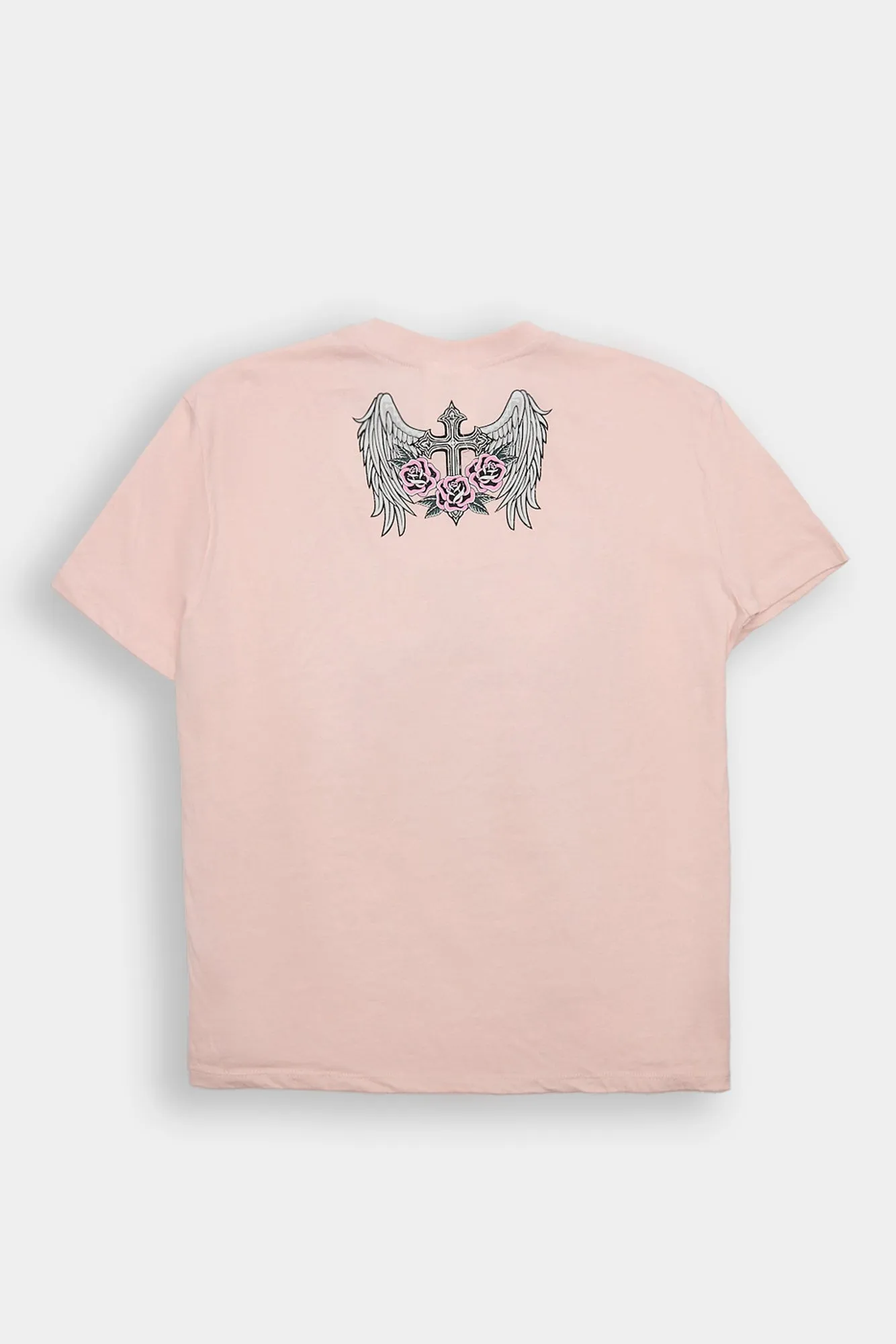 Skull Wings Roses Heart Cross Graphic Boyfriend Tee sold by Bluenotes product image thumbnail 2