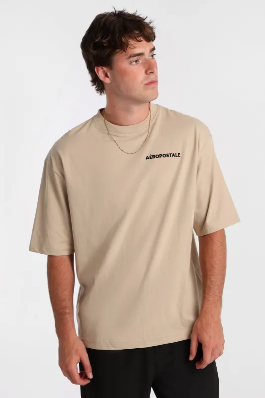 AƩropostale Flocked Graphic Tee made by Aeropostale