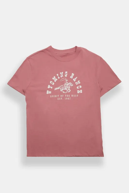 Nashville Graphic Boyfriend Tee made by Bluenotes