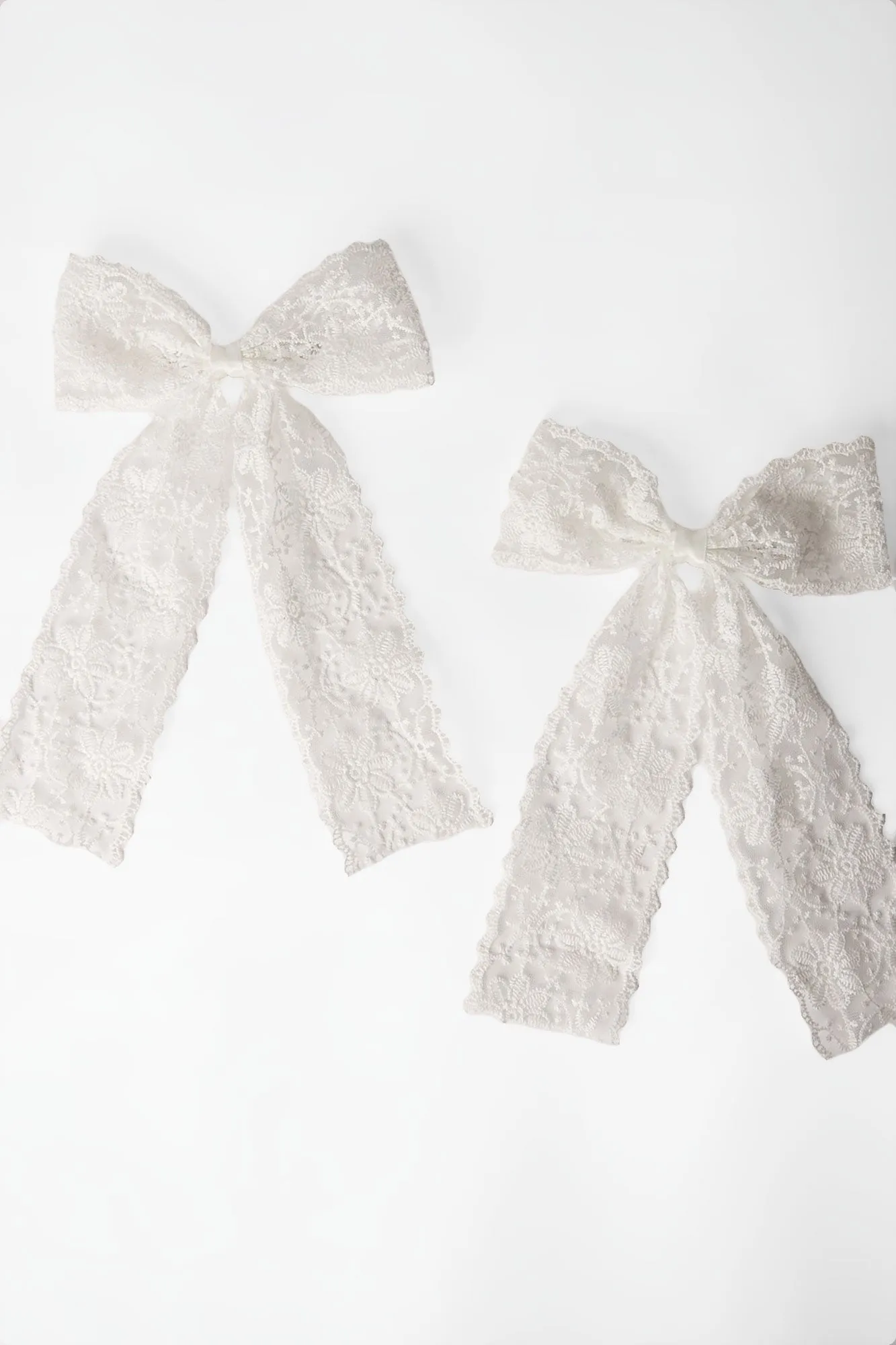AERO Lace Bow Hair Clips 2-Pack sold by Bluenotes product image thumbnail 3