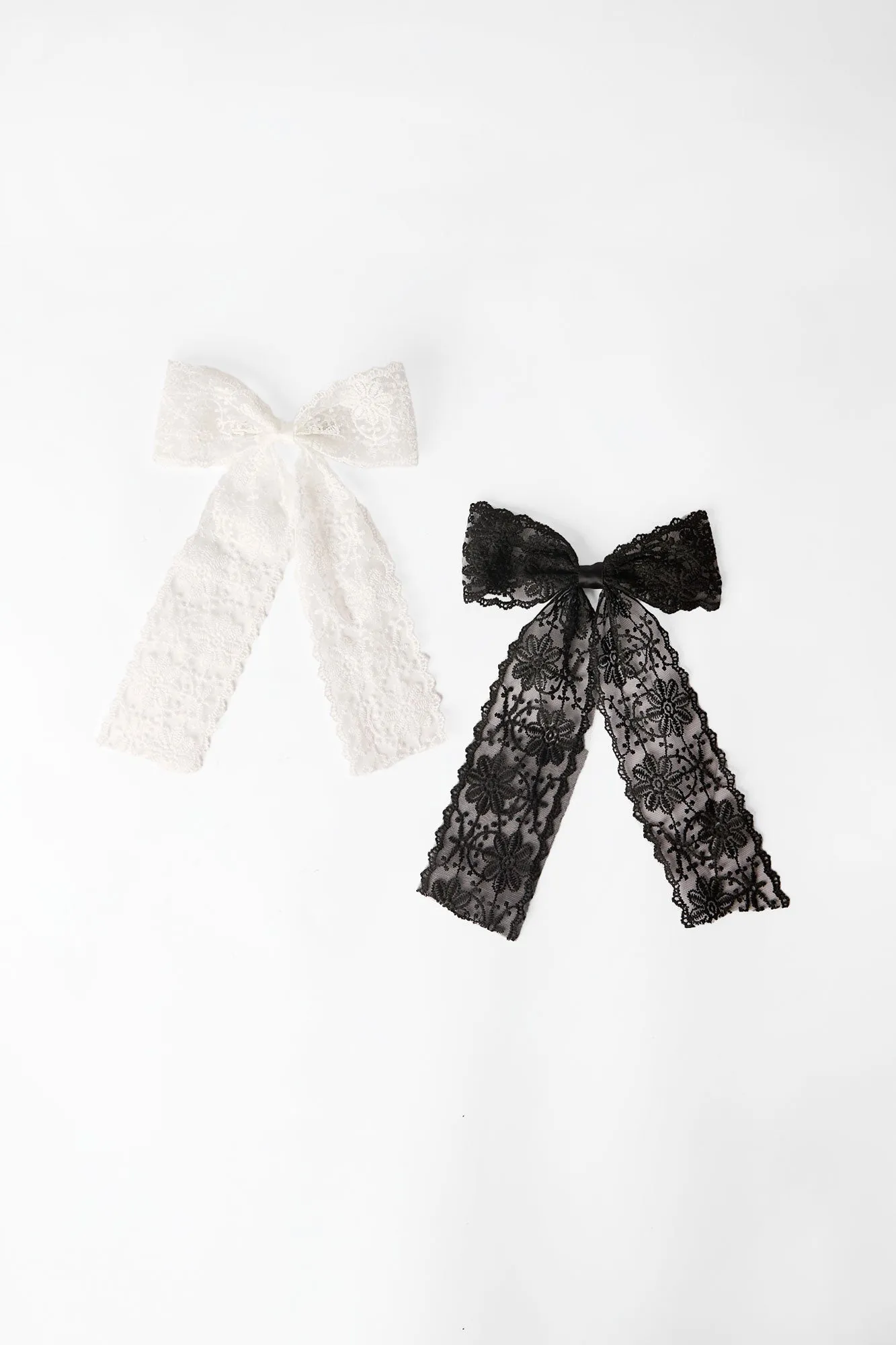 AERO Lace Bow Hair Clips 2-Pack sold by Bluenotes product image thumbnail 2