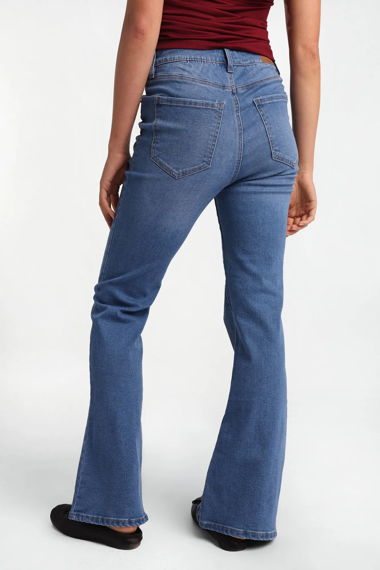 Isla High Rise Flare Jeans sold by Bluenotes product image thumbnail 2