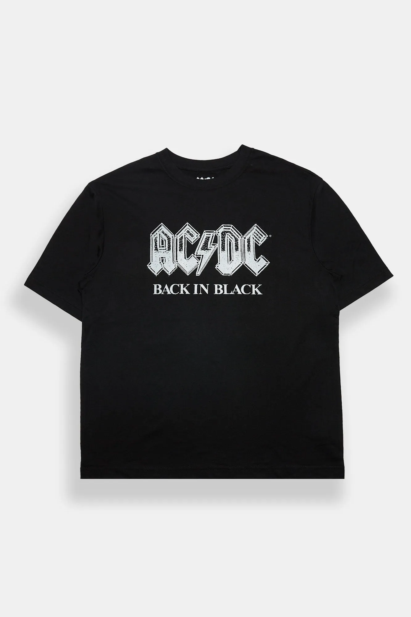 AC/DC Back In Black Graphic Oversized Tee sold by Bluenotes product image thumbnail 2