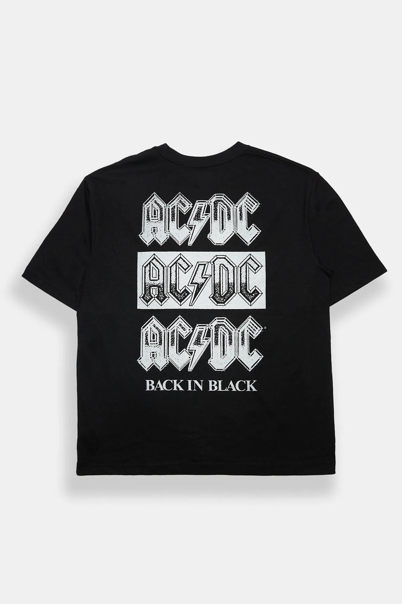 AC/DC Back In Black Graphic Oversized Tee sold by Bluenotes