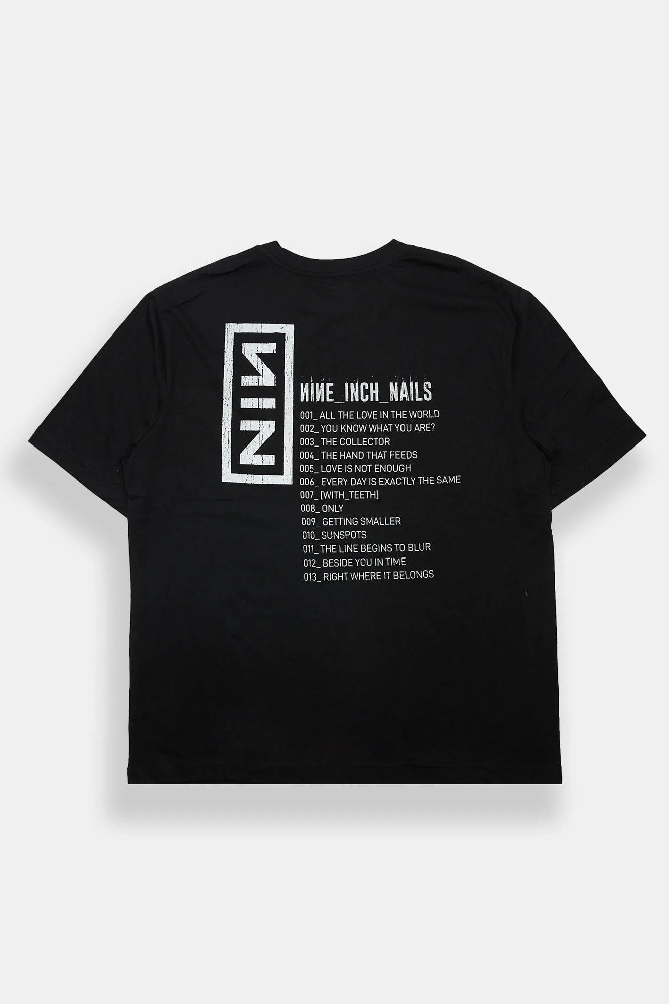 Nine Inch Nails Tour Graphic Oversized Tee sold by Bluenotes