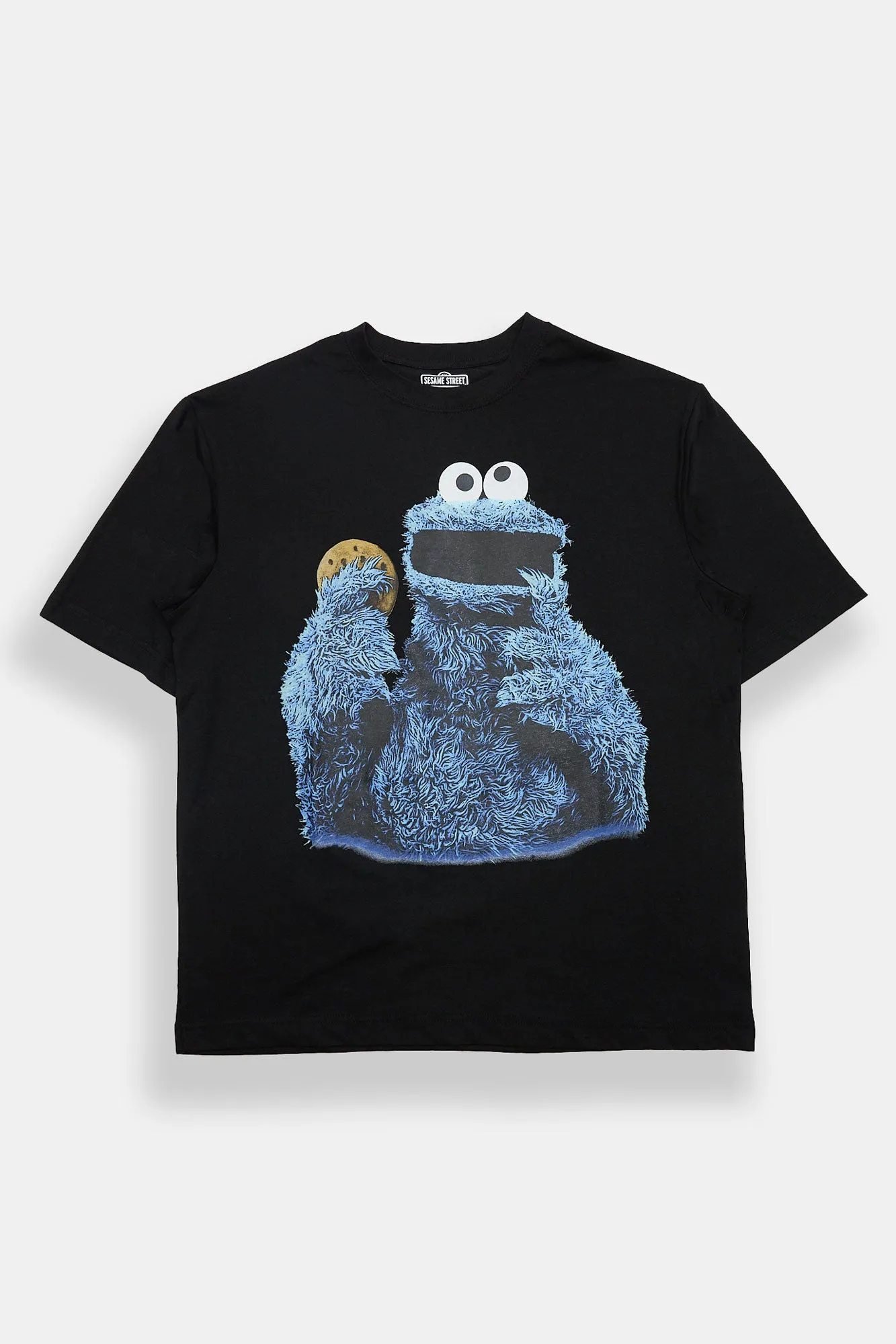 Cookie Monster Graphic Oversized Tee sold by Bluenotes