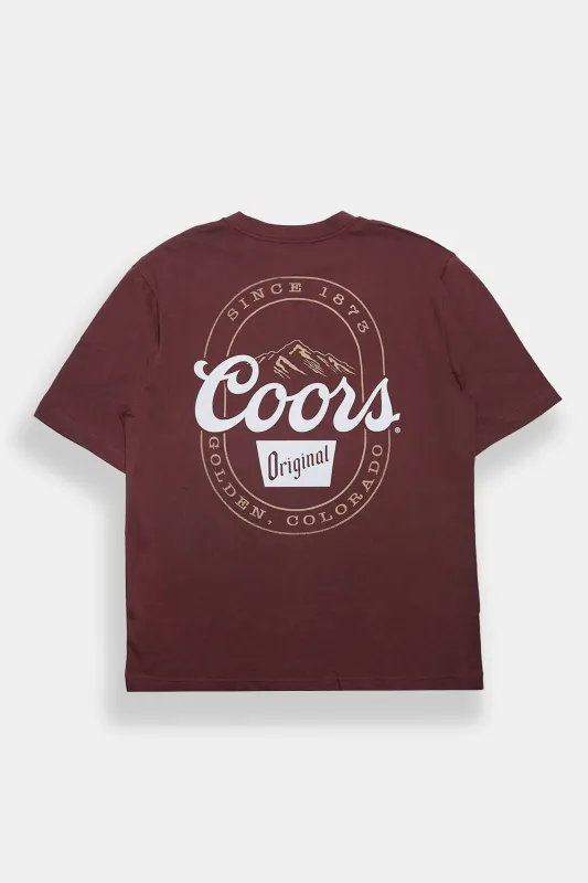 Coors Golden Colorado Graphic Oversized Tee made by Aeropostale