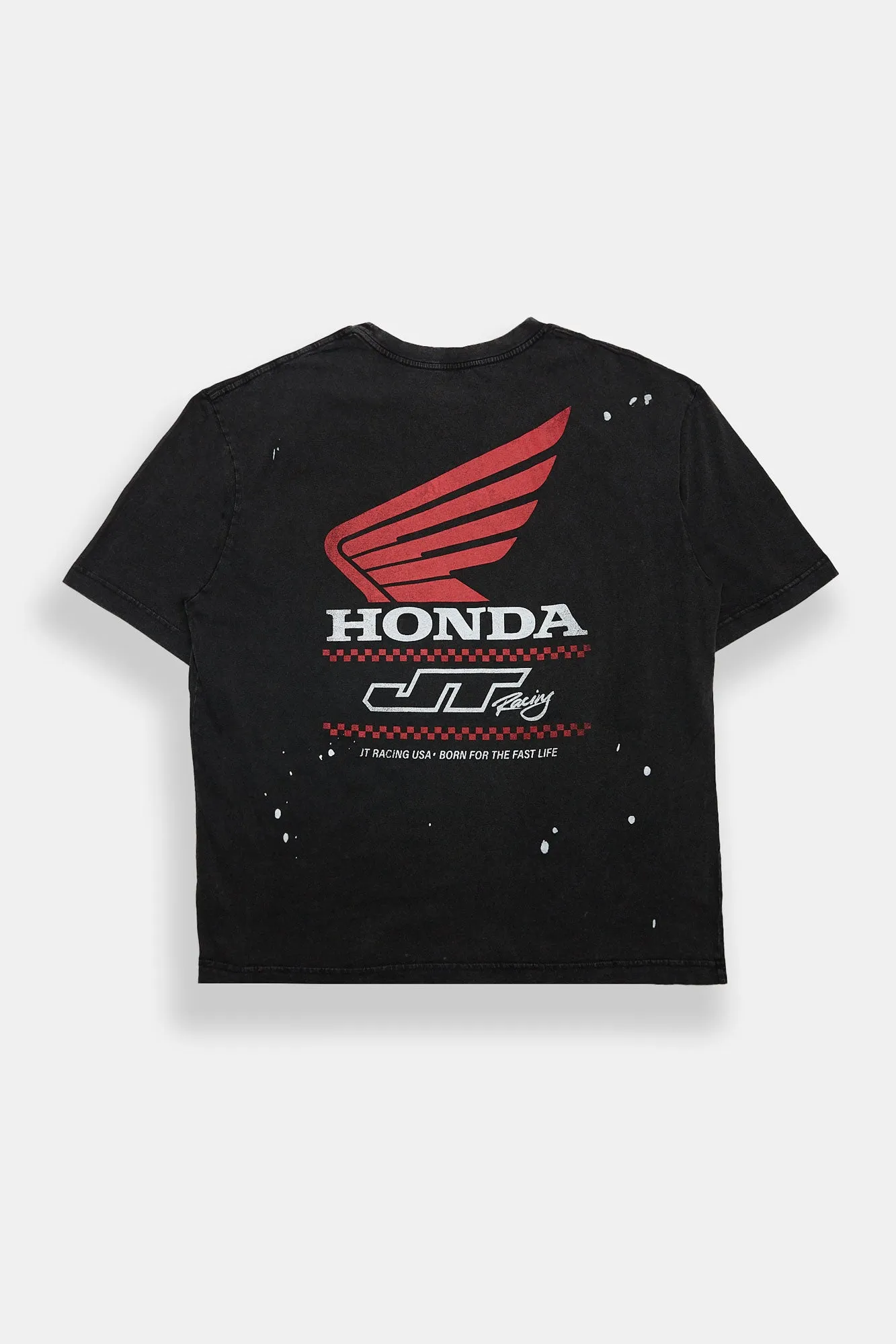 Honda JT Racing Horizontal Graphic Oversized Tee sold by Bluenotes