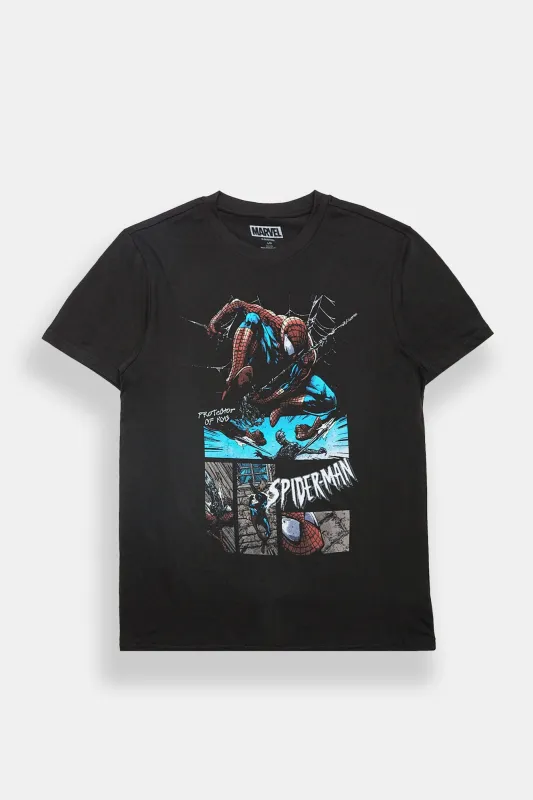 Spider-Man Swing  Graphic Tee made by Bluenotes