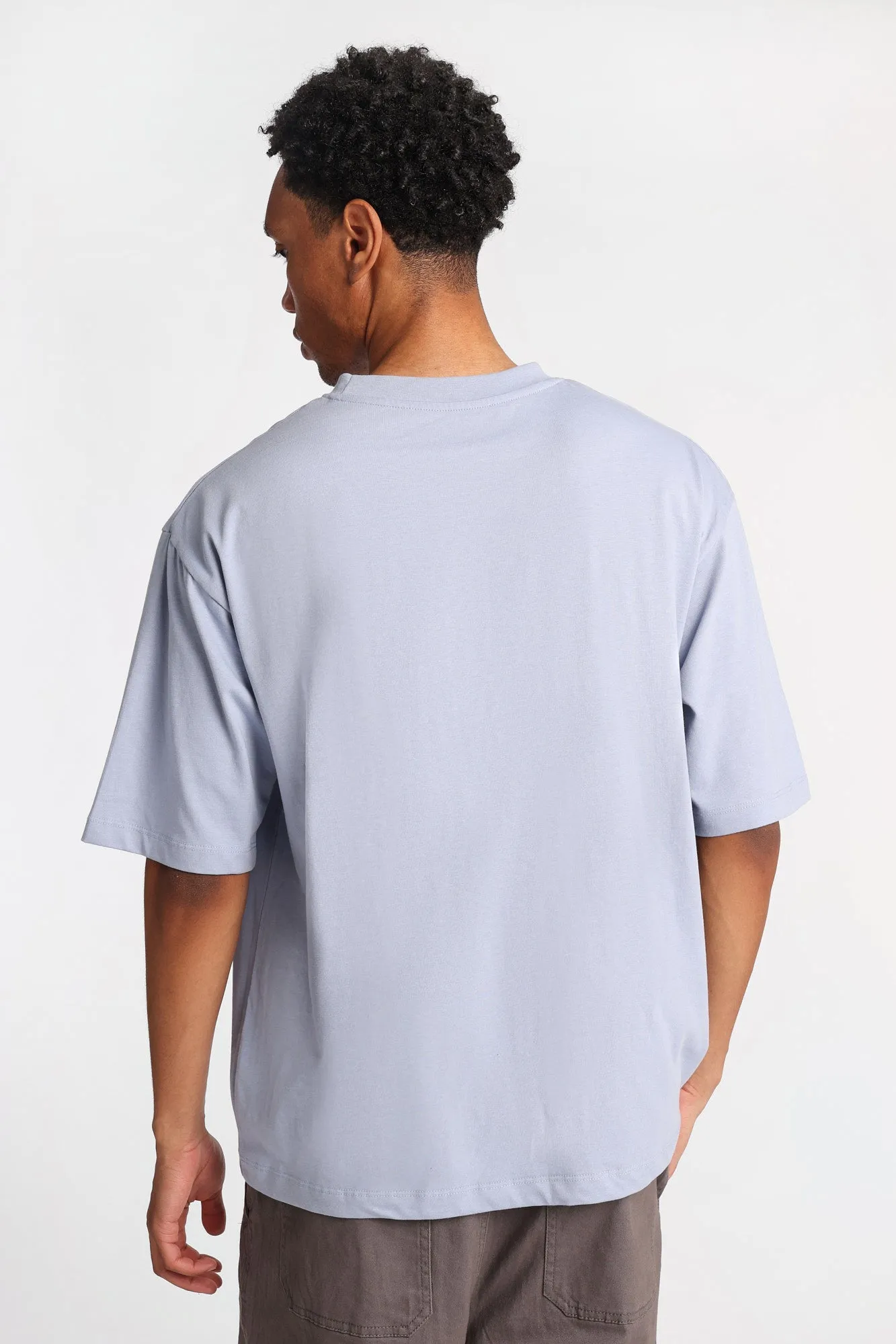 Premium Crew Neck Oversized Tee sold by Bluenotes product image thumbnail 3