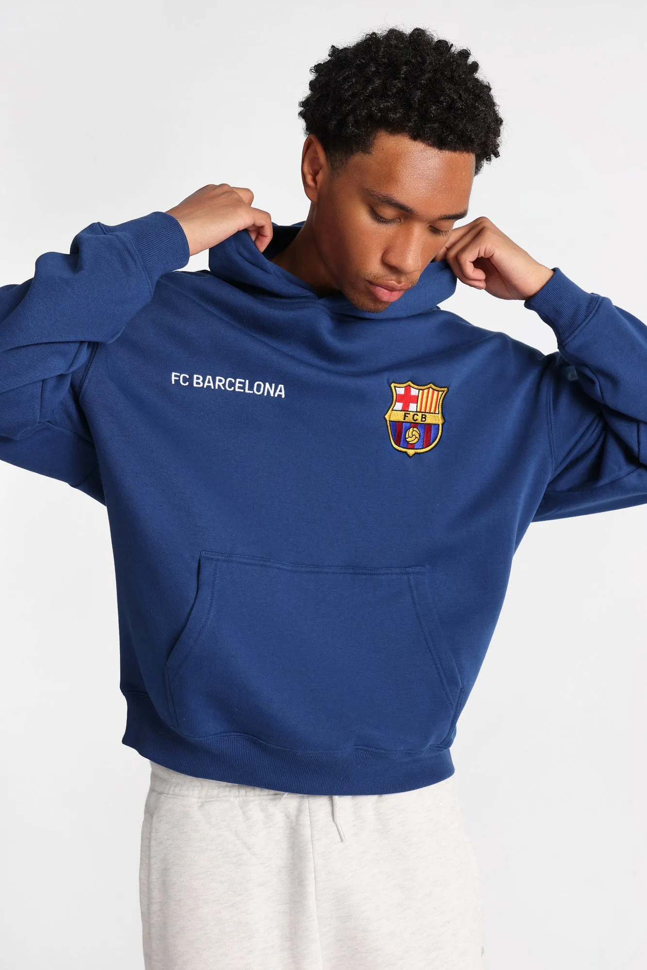 F.C. Barcelona Graphic Embroidered Hoodie sold by Bluenotes