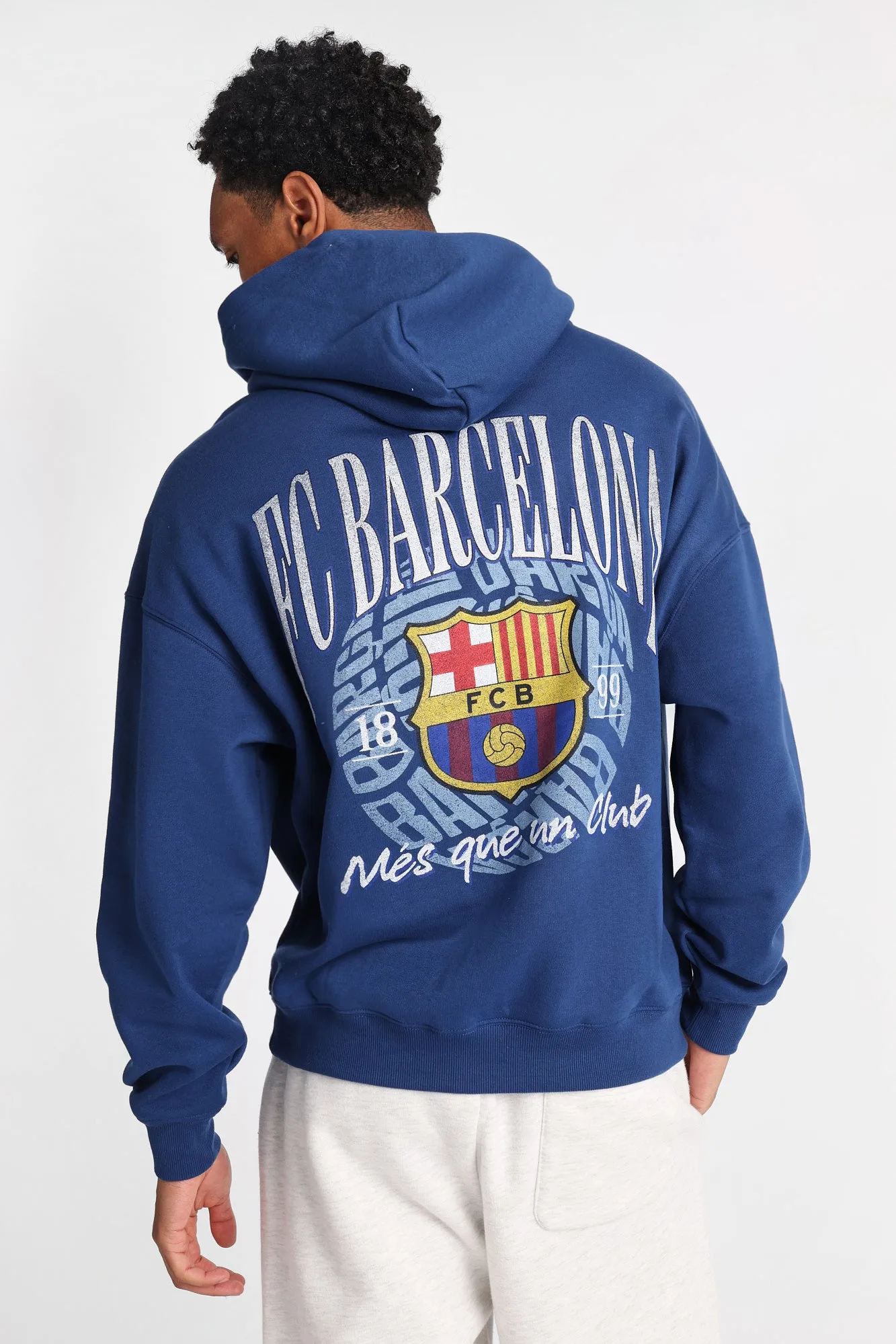 F.C. Barcelona Graphic Embroidered Hoodie sold by Bluenotes product image thumbnail 3
