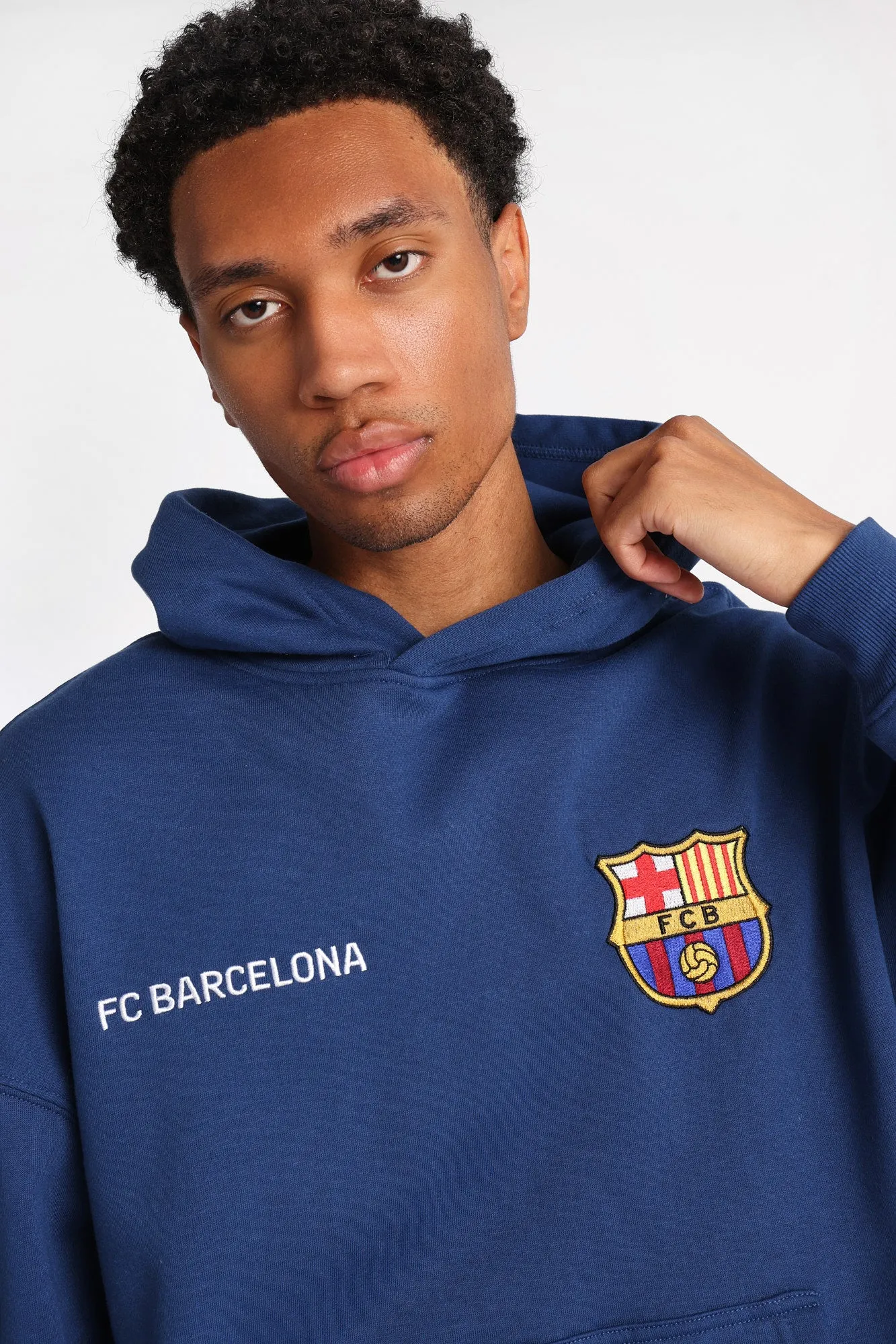 F.C. Barcelona Graphic Embroidered Hoodie sold by Bluenotes product image thumbnail 2