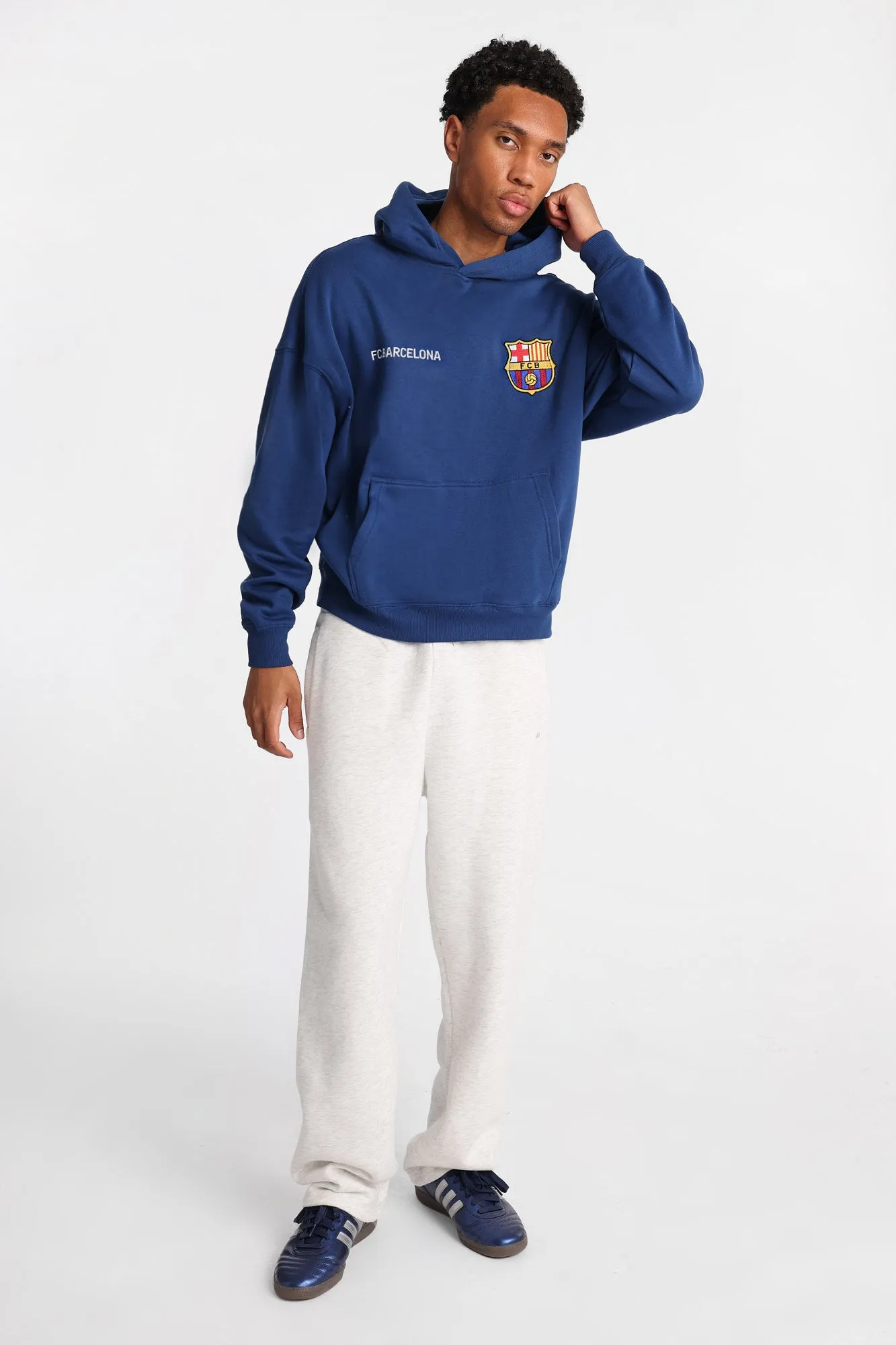 F.C. Barcelona Graphic Embroidered Hoodie sold by Bluenotes product image thumbnail 4