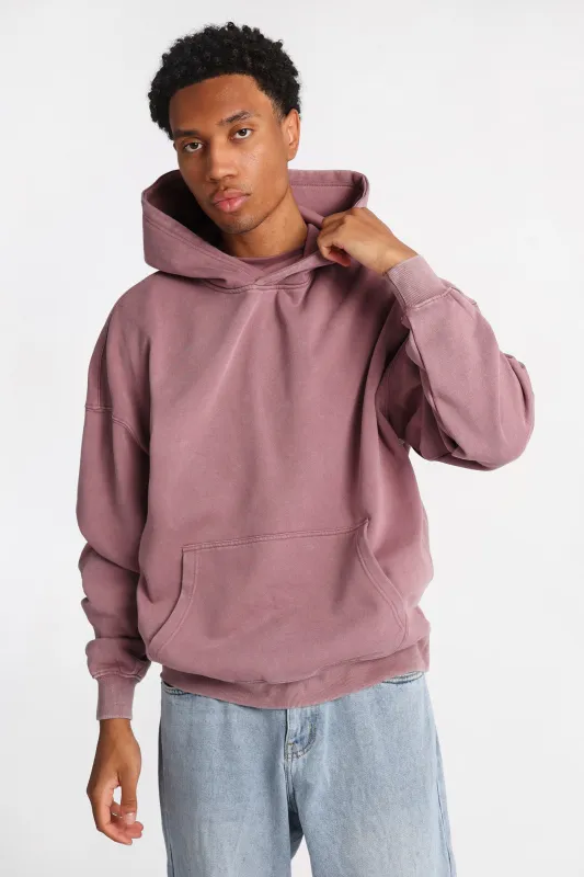 North Western Washed Boxy Hoodie made by Bluenotes