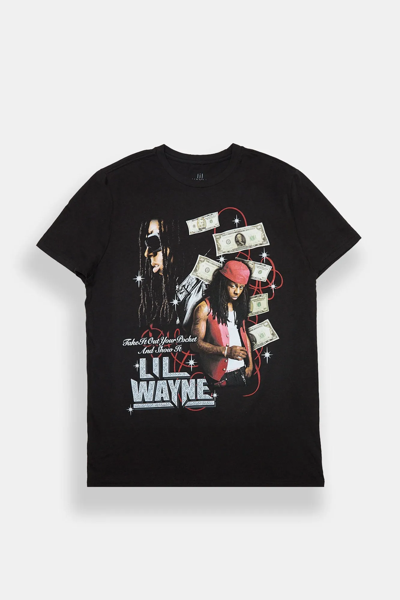 Lil Wayne Cash Graphic Tee sold by Bluenotes
