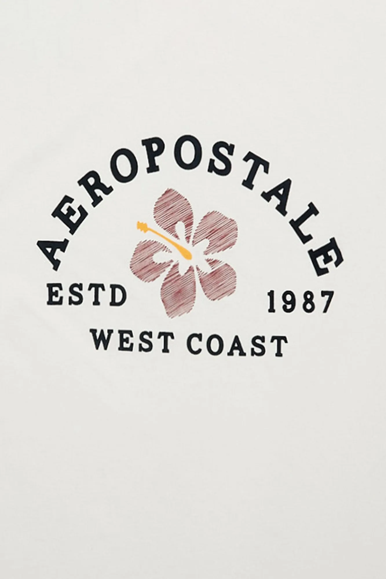Aéropostale Hibiscus West Coast 1987 Graphic Tee sold by Bluenotes product image thumbnail 3