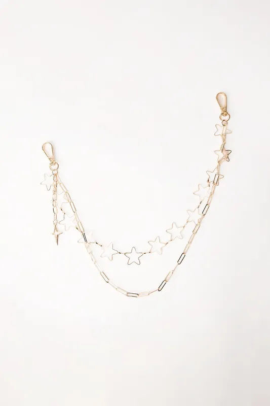 Double-Layered Metal Star Belt Charm made by Bluenotes