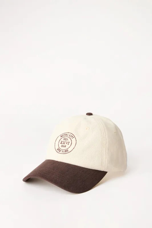 Corduroy Baseball Cap made by Bluenotes