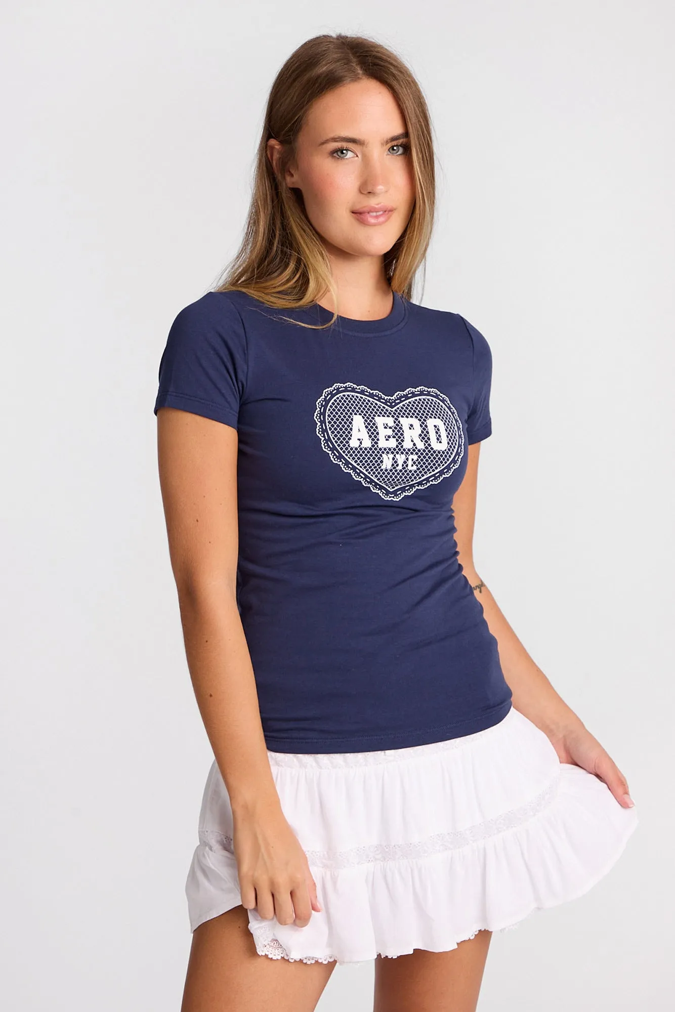 AERO Heart Graphic Classic Tee sold by Bluenotes