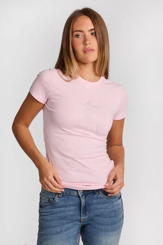 AERO Bow Foil Graphic Classic Tee made by Aeropostale