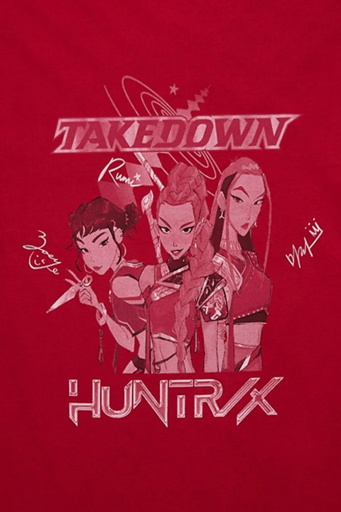 Golden HUNTR/X Graphic Boyfriend Tee sold by Bluenotes product image thumbnail 2