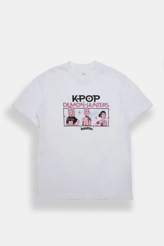 K-Pop Demon Hunters Graphic Boyfriend Tee made by Bluenotes