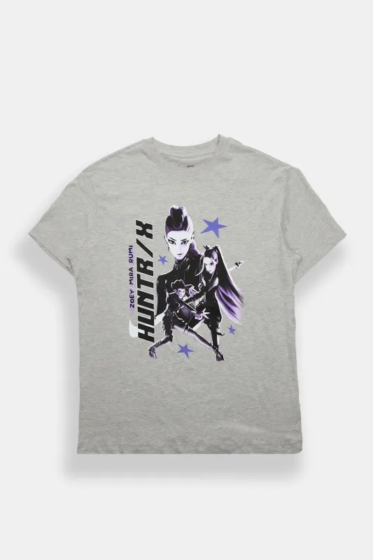 HUNTR/X Graphic Boyfriend Tee made by Bluenotes