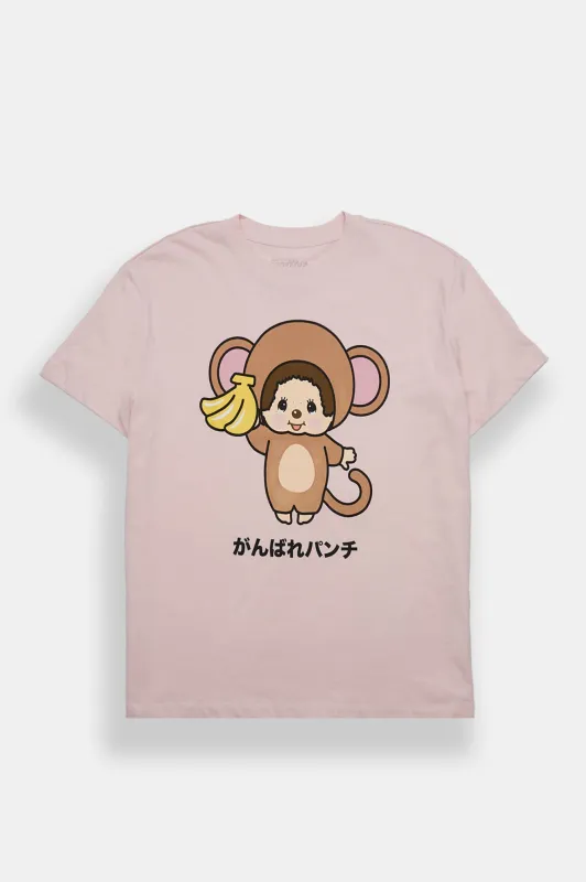 Monchhichi Banana Graphic Boyfriend Tee made by Bluenotes