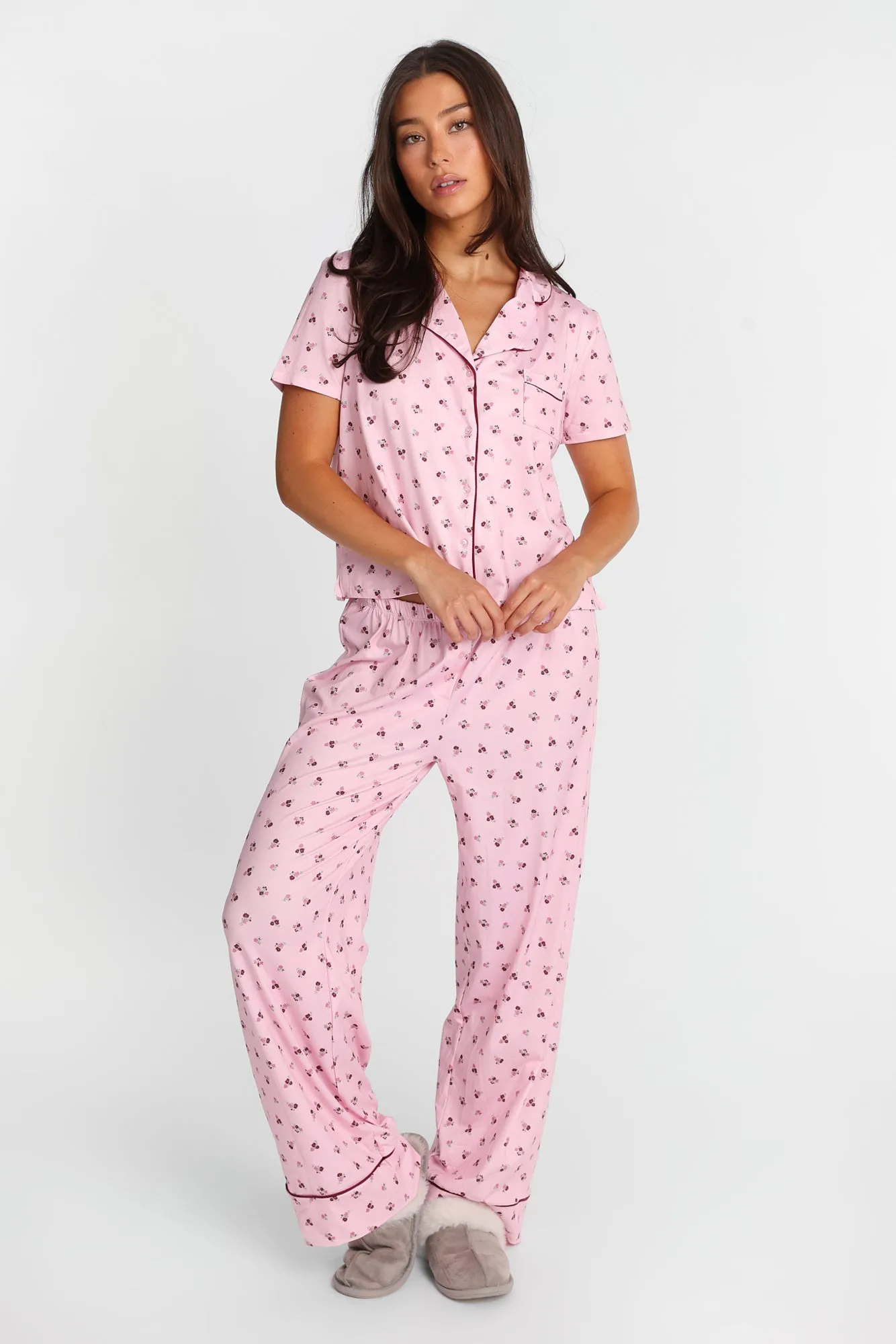 Graphic Super Soft Pajama Dad Shirt & Pants 2-Piece Set sold by Bluenotes product image thumbnail 5