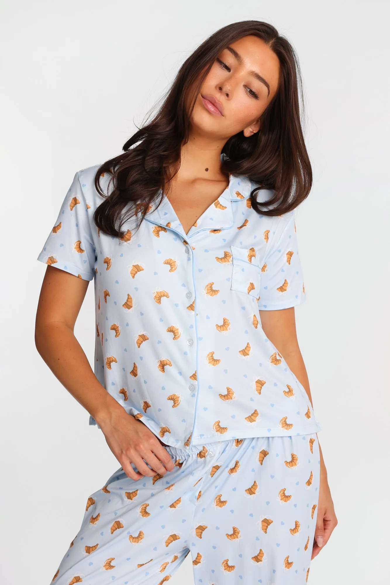 Graphic Super Soft Pajama Dad Shirt & Pants 2-Piece Set sold by Bluenotes product image thumbnail 3