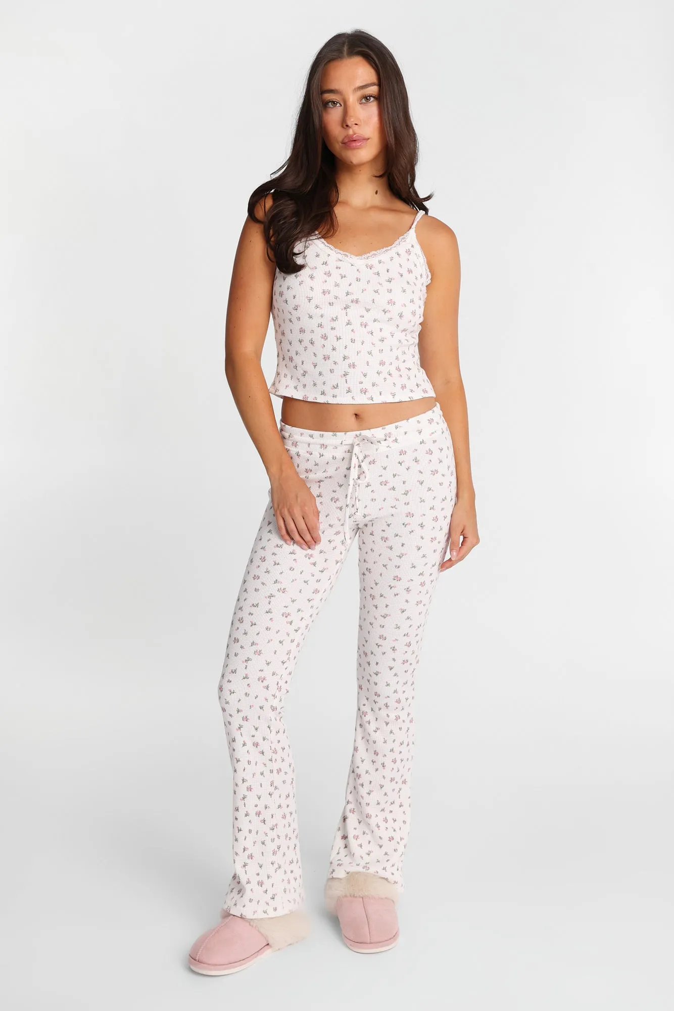 Waffle Knit Bootcut Pajama Pants sold by Bluenotes product image thumbnail 5