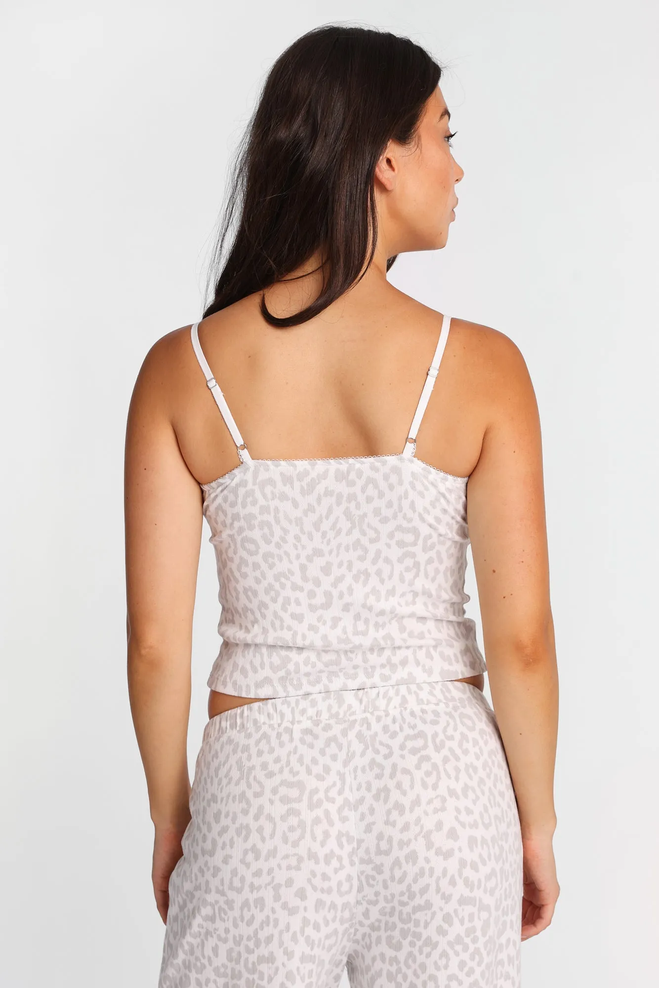 AERO Pointelle Knit Pajama Camisole sold by Bluenotes product image thumbnail 4
