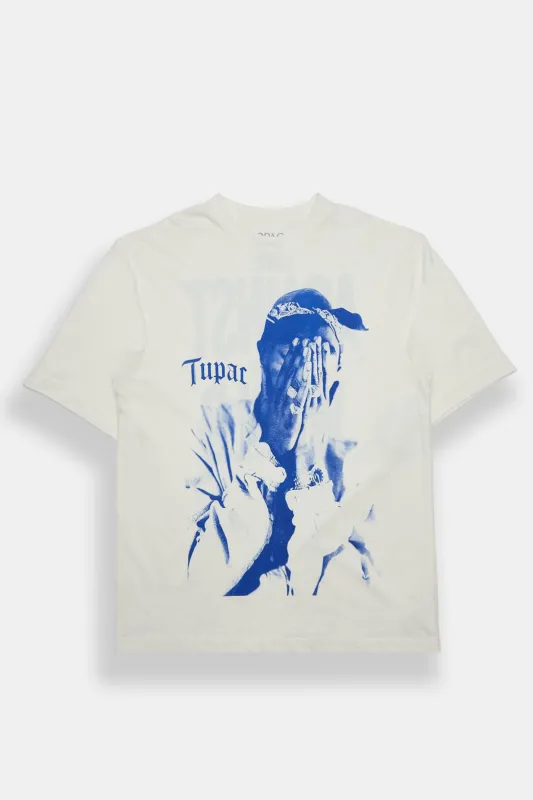 Tupac Me Against The World Graphic Oversized Tee made by Aeropostale